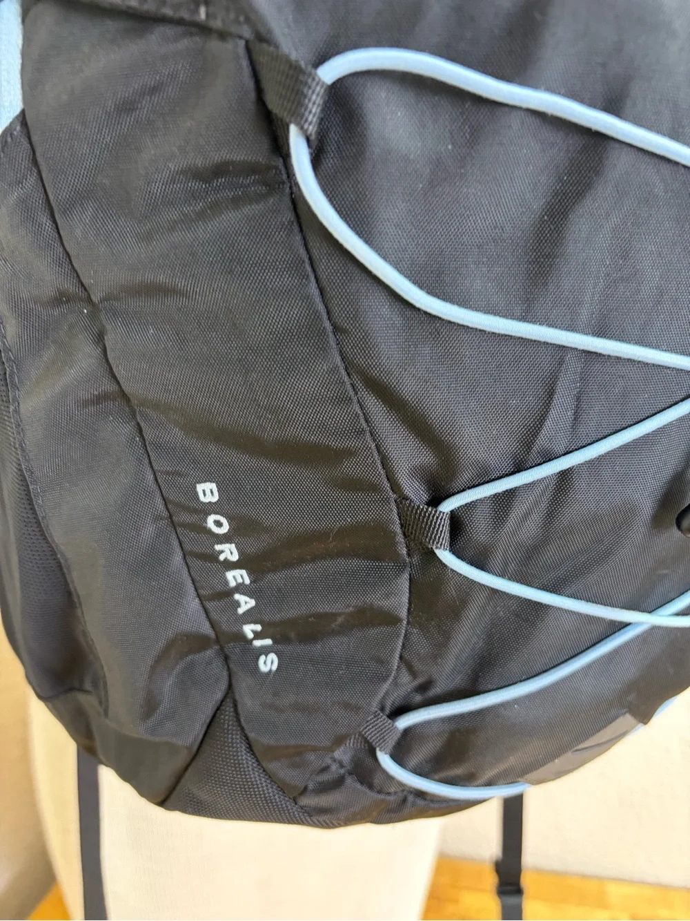 The North Face Borealis Backpack Black Blue FlexVent Laptop School Travel 28L